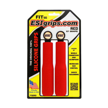 Grips ESI FIT SG 130 mm Vermelho