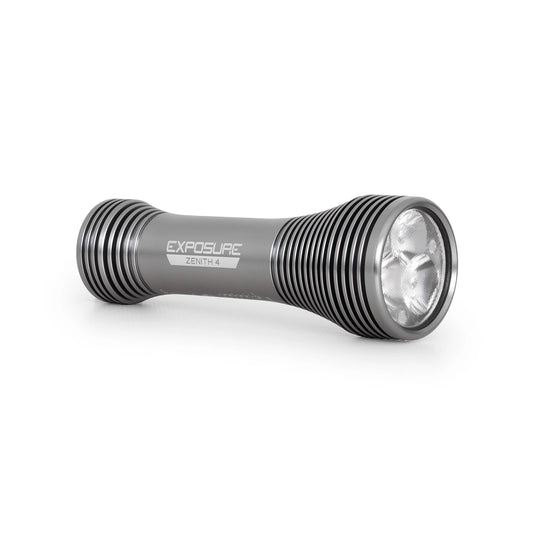 EXPOSURE LIGHTS ZENITH GUN METAL MK4 Farol dianteiro com suporte para capacete