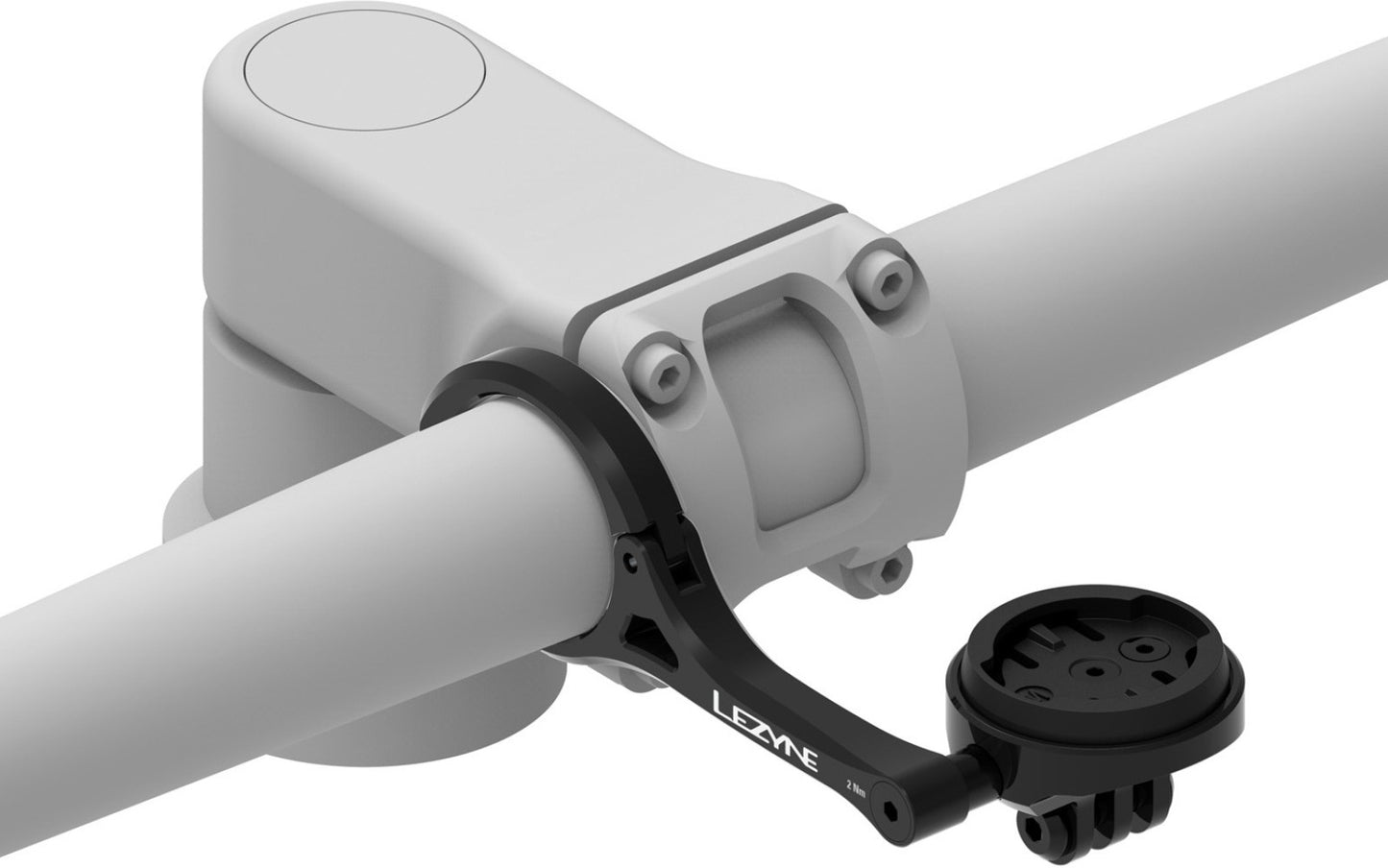Suporte para guiador LEZYNE para GPS GARMIN/WAHOO/LEZYNE Preto