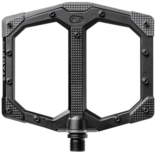 CRANKBROTHERS STAMP EVO Pedais planos grandes Preto