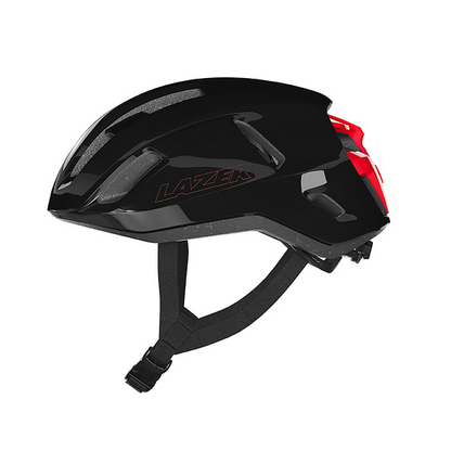 Capacete de Estrada LAZER SPHERE KINETICORE Preto/Vermelho