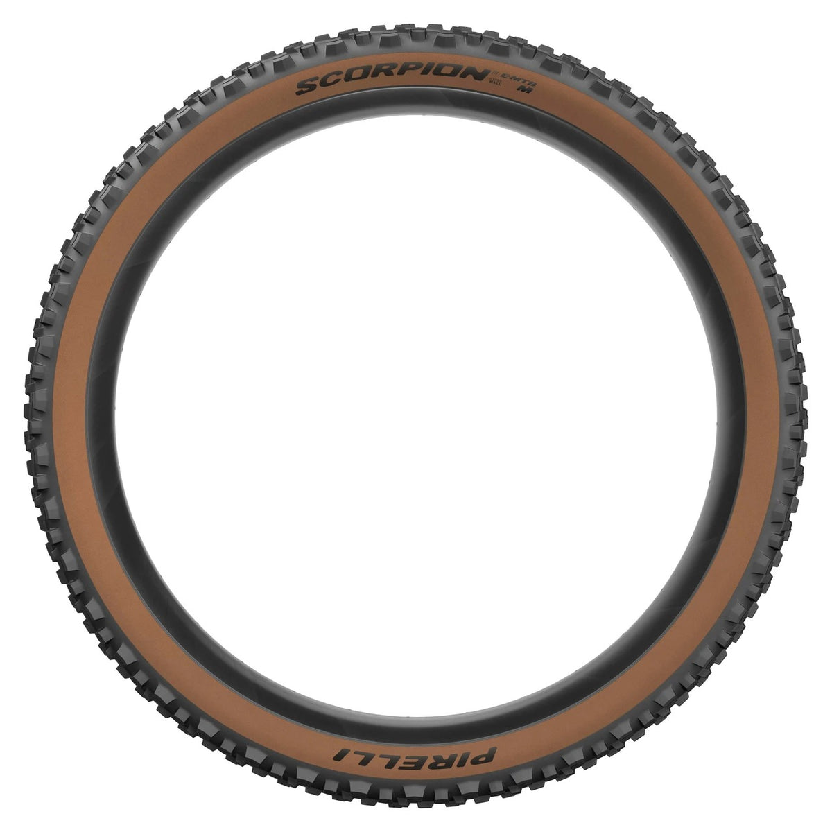 Pneu PIRELLI SCORPION E-MTB M 29x2.60 Tubeless Ready de talão dobrável castanho