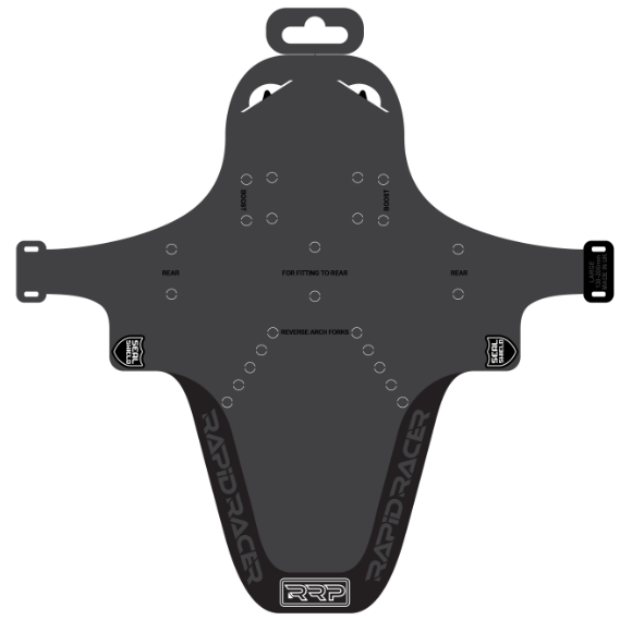 Guarda-lamas RRP EnduroGuard Grande (forquilhas 120 a 200mm) Preto