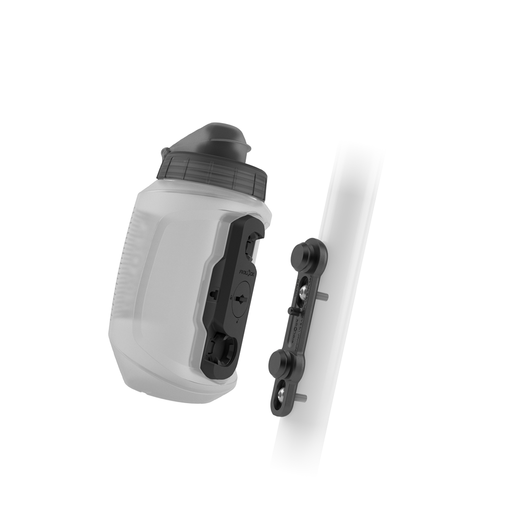 Kit Garrafa e Porta-Garrafa FIDLOCK TWIST UNI BASE 550 ml Transparente