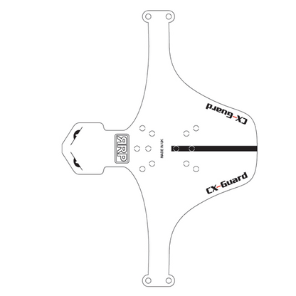 Para-lama Dianteiro RRP CX GUARD Branco