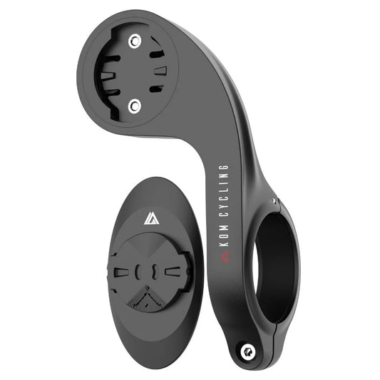 Kit de suporte de guiador para smartphone KOM CYCLING — suporte e adaptador, vista frontal