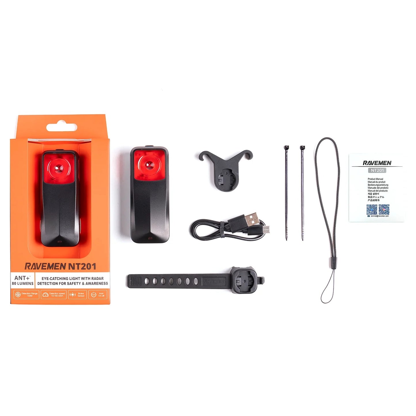 Iluminação da retaguarda RAVEMEN RADAR NT 201