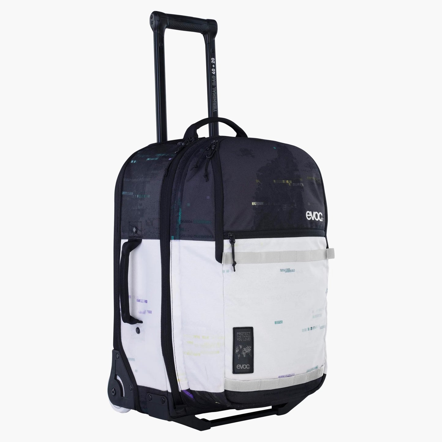 Mala Trolley EVOC 40L +20L Preto/branco