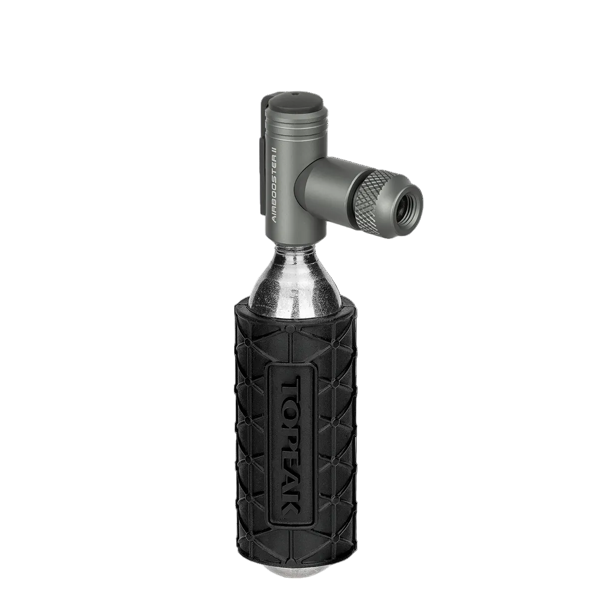 Tampa de percussão TOPEAK AIRBOOSTER II CO2 + cartucho roscado de CO2 de 16 g (x1)
