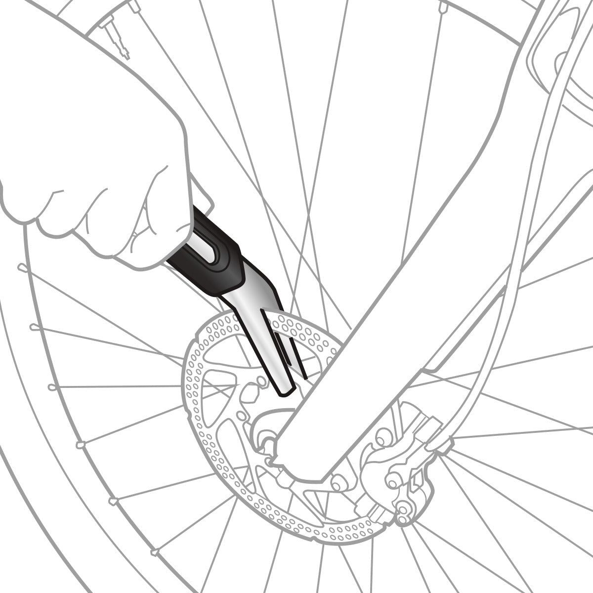 Ripador de disco TOPEAK ROTOR TRU