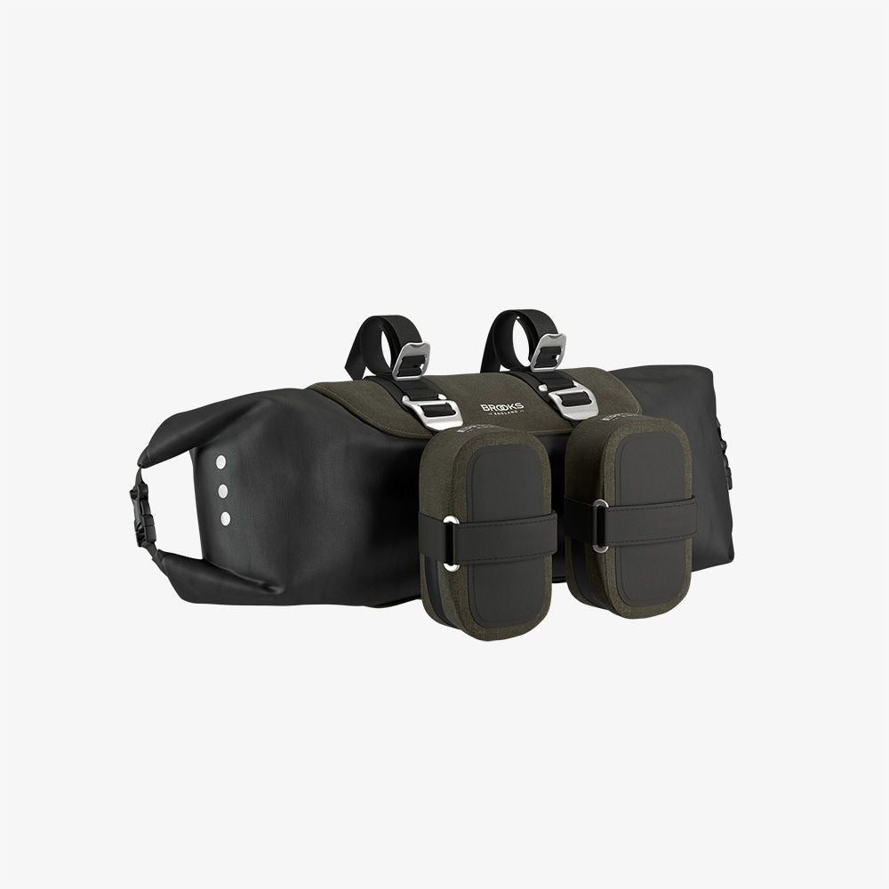 Bolsa de guiador BROOKS SCAPE ROLL Verde