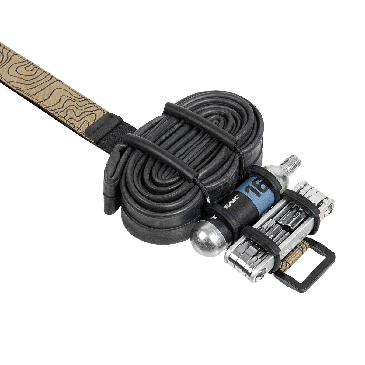 Correia universal TOPEAK ELEMENTA STRAP M Castanho