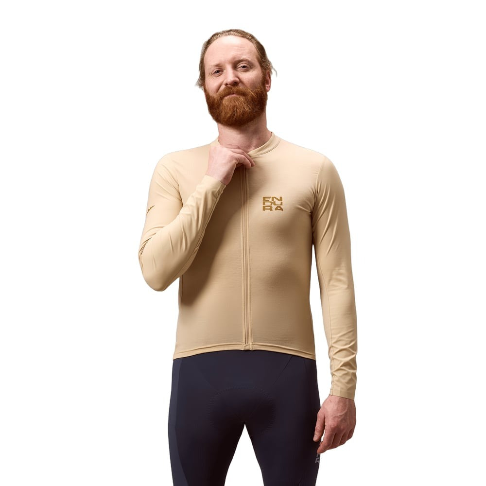 Maillot ENDURA ALLTRACK RIDE Mangas Compridas Sand