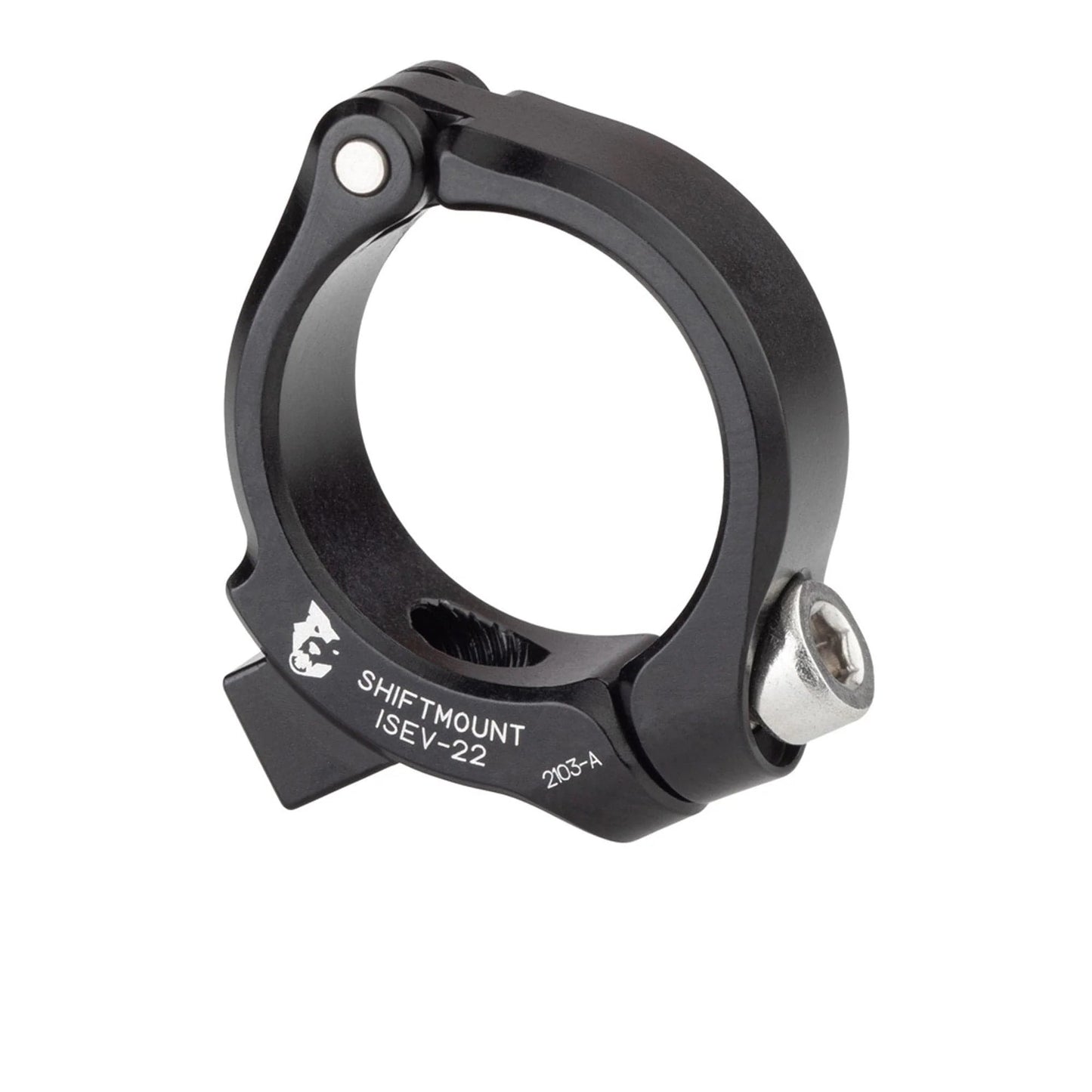 Adaptador de montagem WOLF TOOTH ShiftMount ISII - 22 Shimano I-SPEC EV Shifter > 22,2 mm Guiador