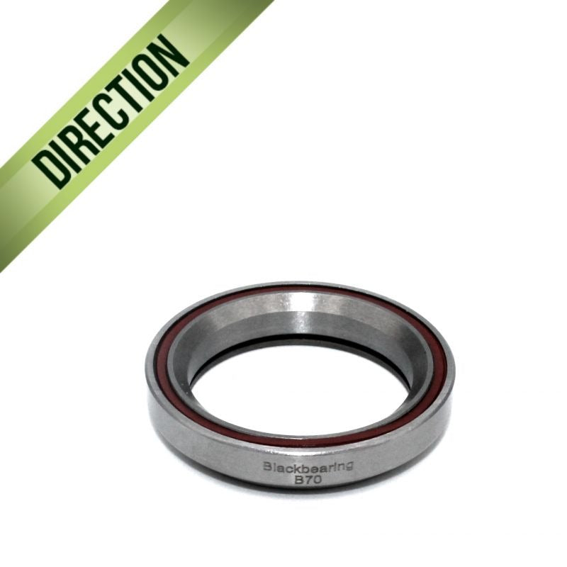Rolamento de cabeça BLACK BEARING B70 1-1/8" 45/45° (30,5 x 41,8 x 8 mm)