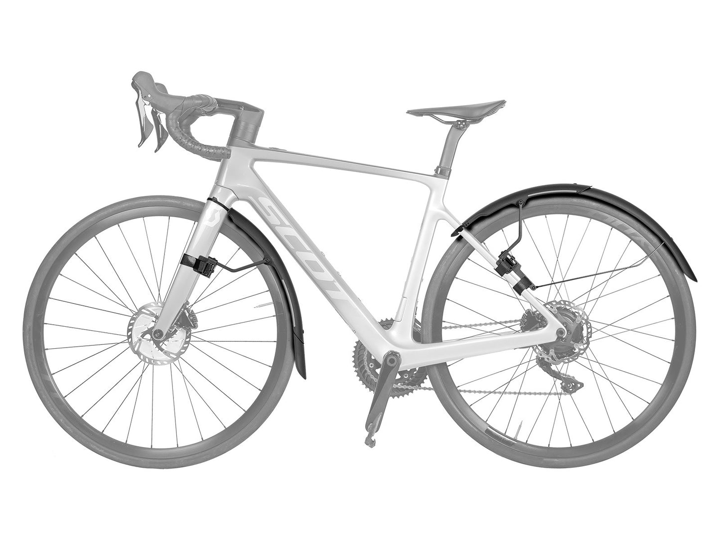 Par de guarda-lamas dianteiros e traseiros TOPEAK TETRAFENDER R1-R2