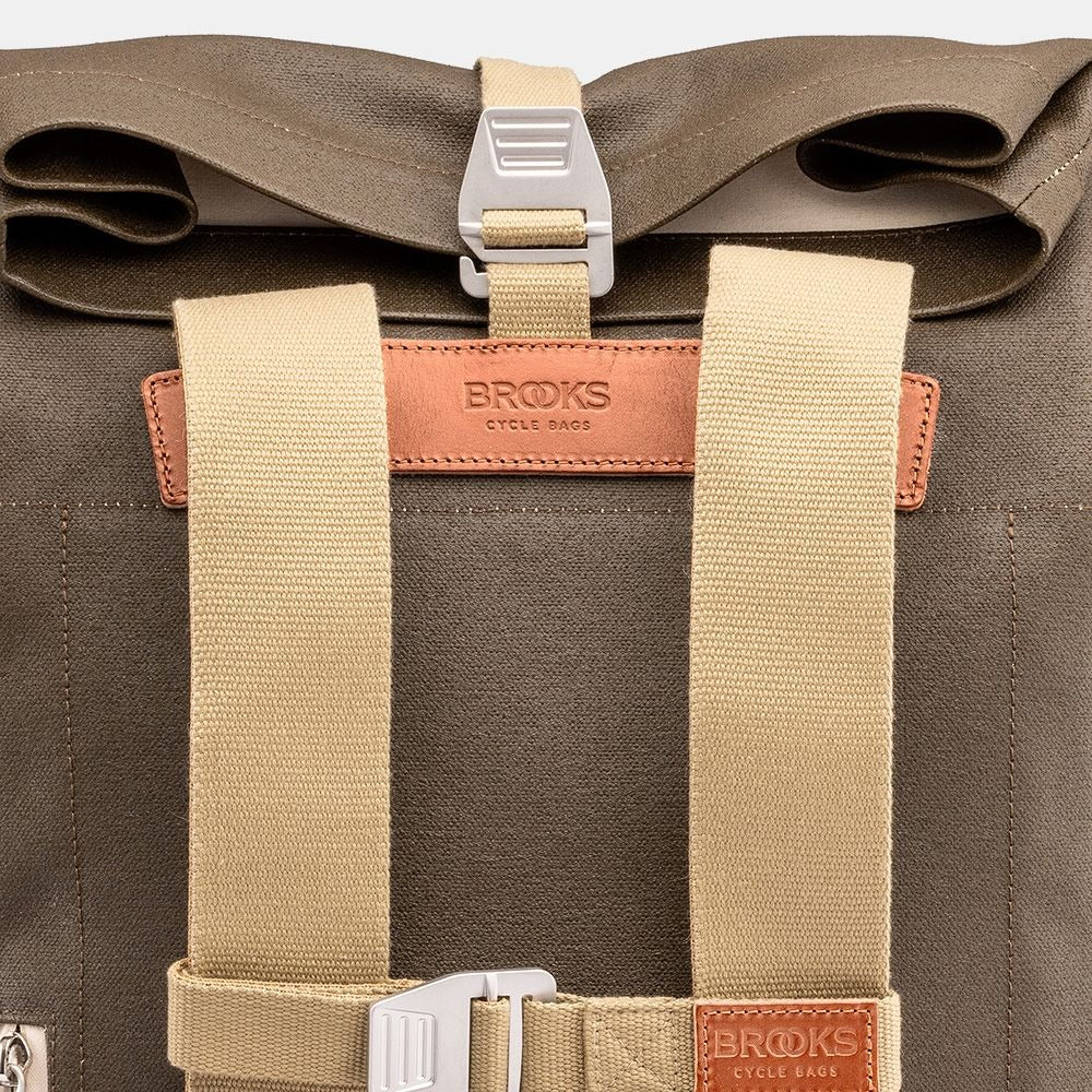Mochila BROOKS PICKWICK COTTON CANVAS 26L Castanho