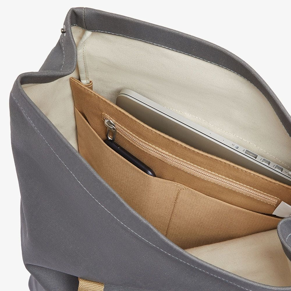 Mochila BROOKS PICKWICK COTTON CANVAS 26L Cinzento
