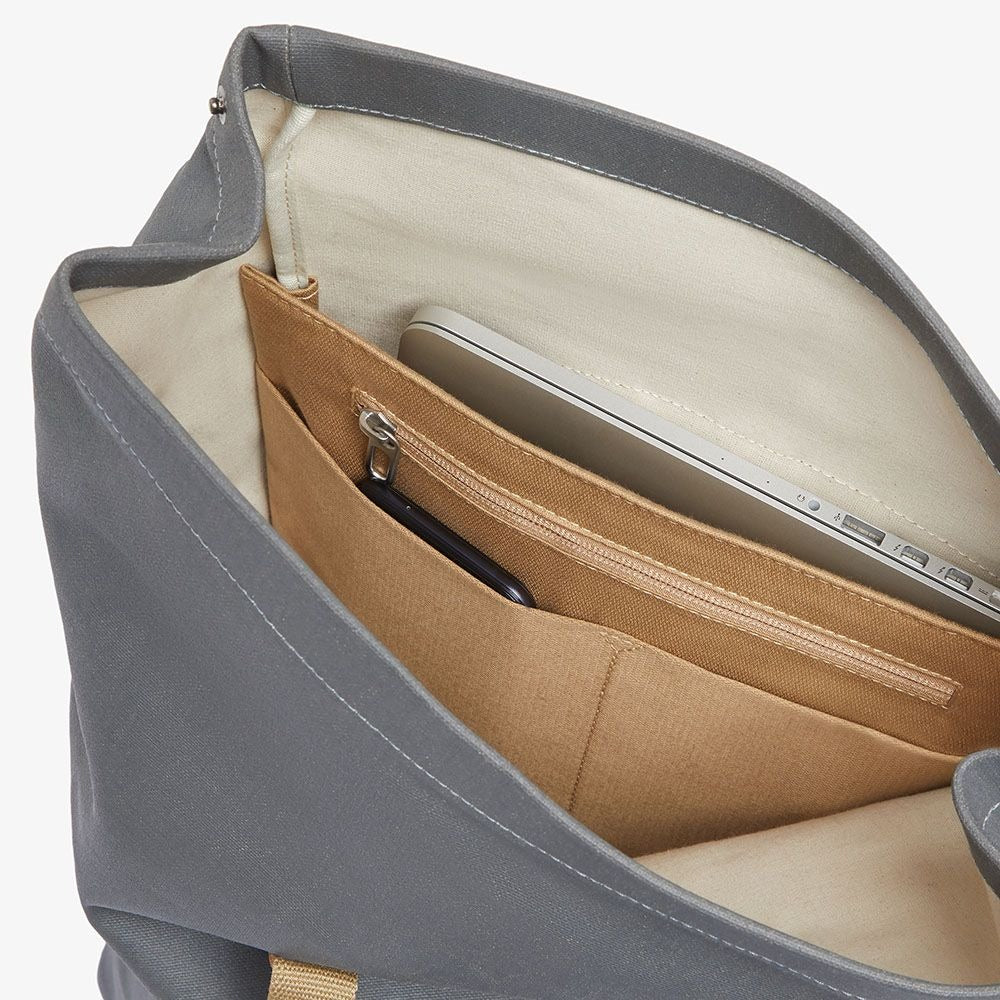 Mochila BROOKS PICKWICK COTTON CANVAS 12L Cinzento
