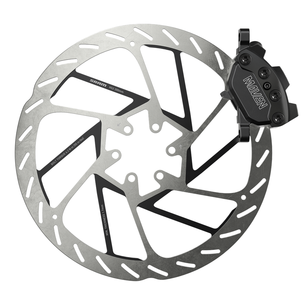 Travão dianteiro SRAM MAVEN SILVER B1 Preto