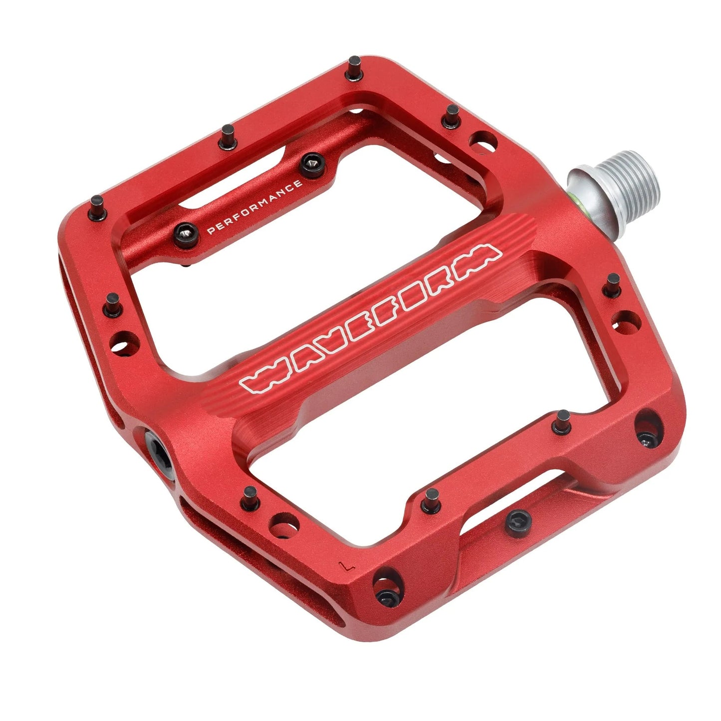 Pedais planos WOLF TOOTH WAVEFORM PERFORMANCE Vermelho