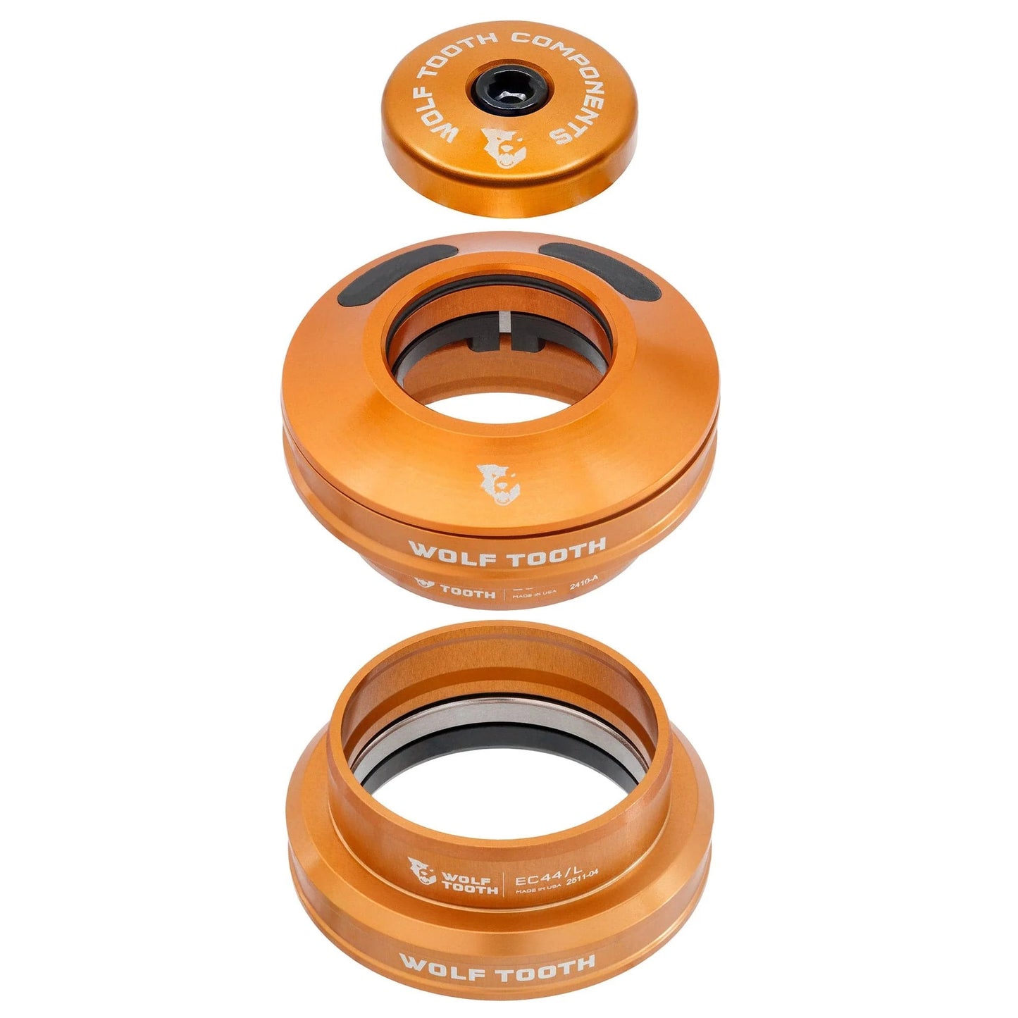WOLF TOOTH EC44 Auscultador semi-integrado laranja