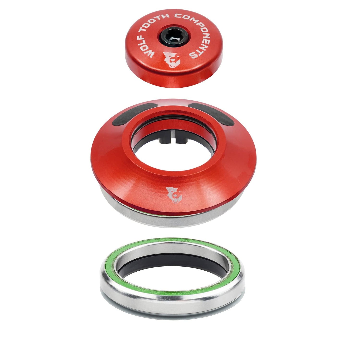 WOLF TOOTH IS52 Semi-Integrated Headset Vermelho