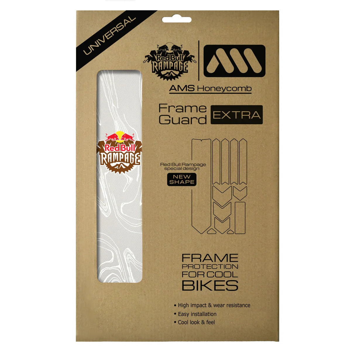 ALL MOUNTAIN STYLE EXTRA Protetor de quadro Red Bull Rampage Ridgeline Branco