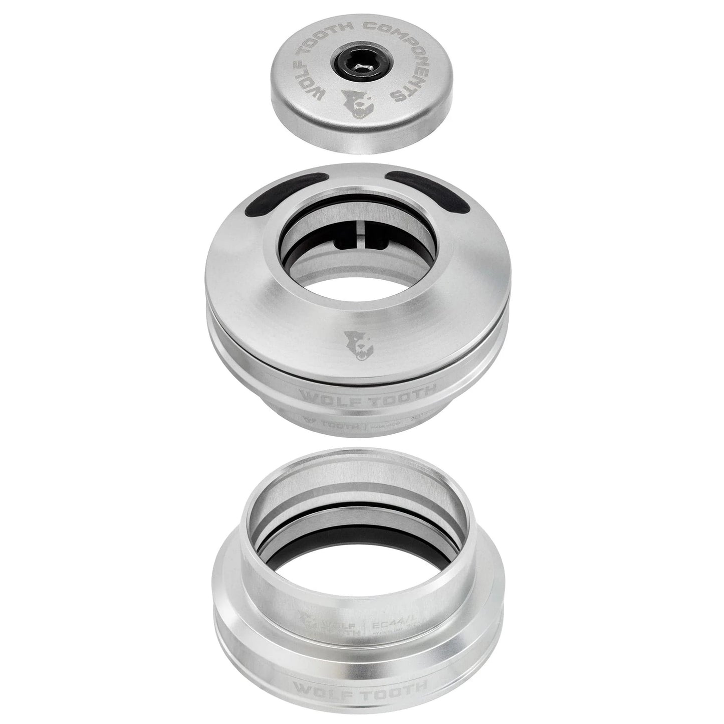 WOLF TOOTH EC44 Auscultadores semi-integrados prateados