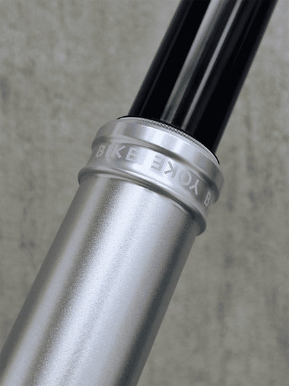 Canote de Selim Telescópico BIKEYOKE REVIVE 3.0 - Edição Limitada Prata
