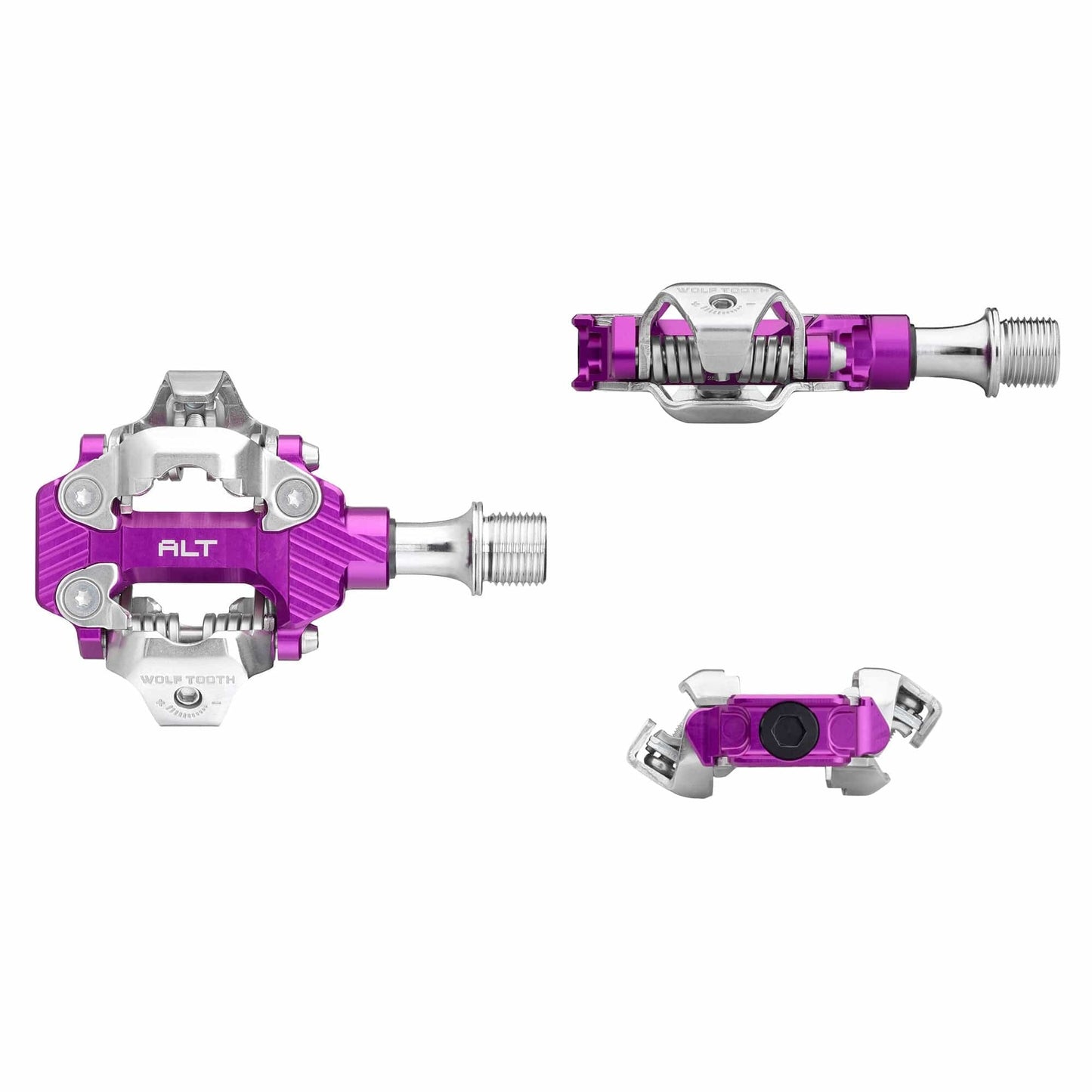 Pedais WOLF TOOTH ALT XC Clipless Violeta