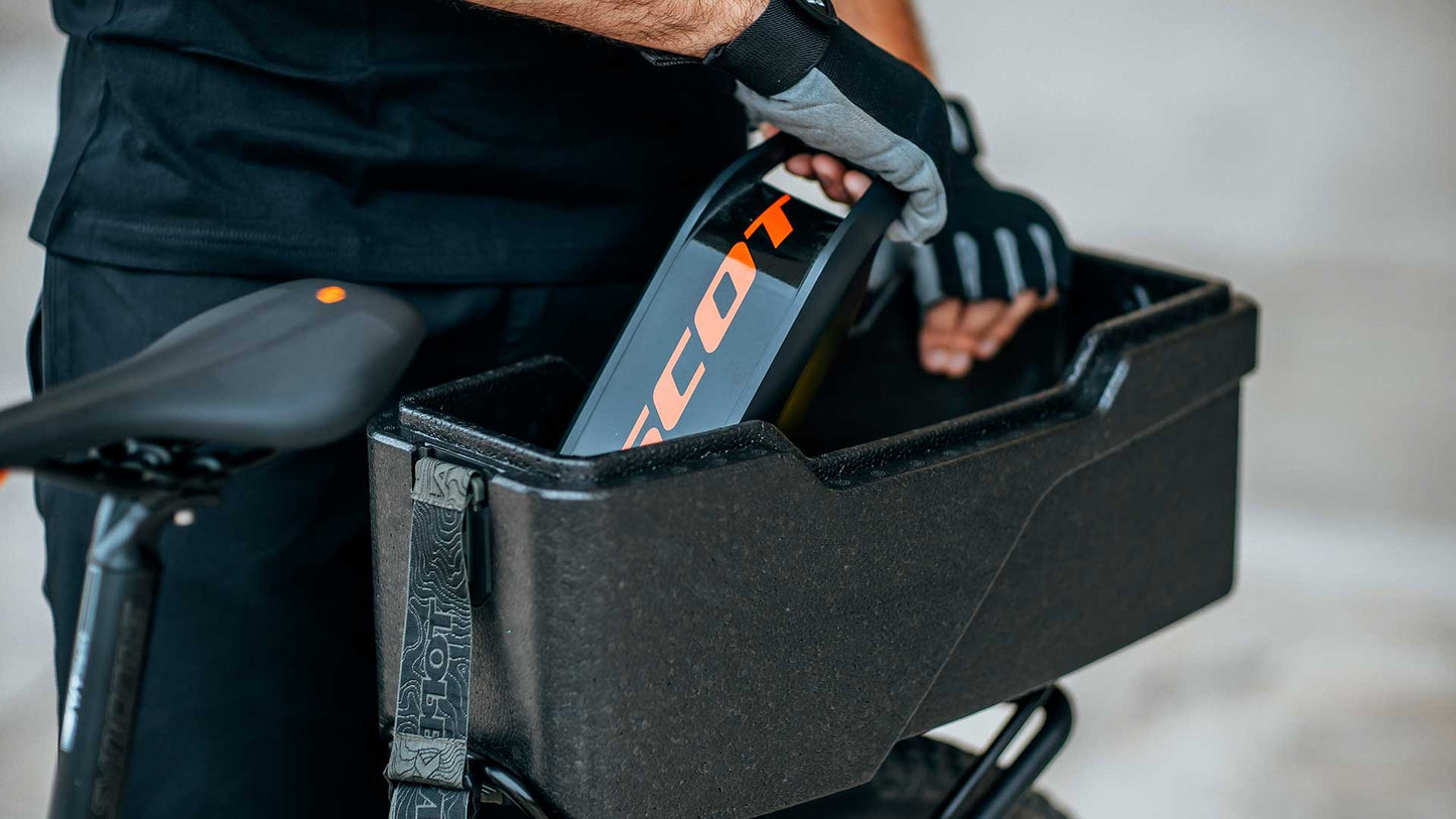 Suporte da bateria TOPEAK E-XPLORER TRUNKBOX