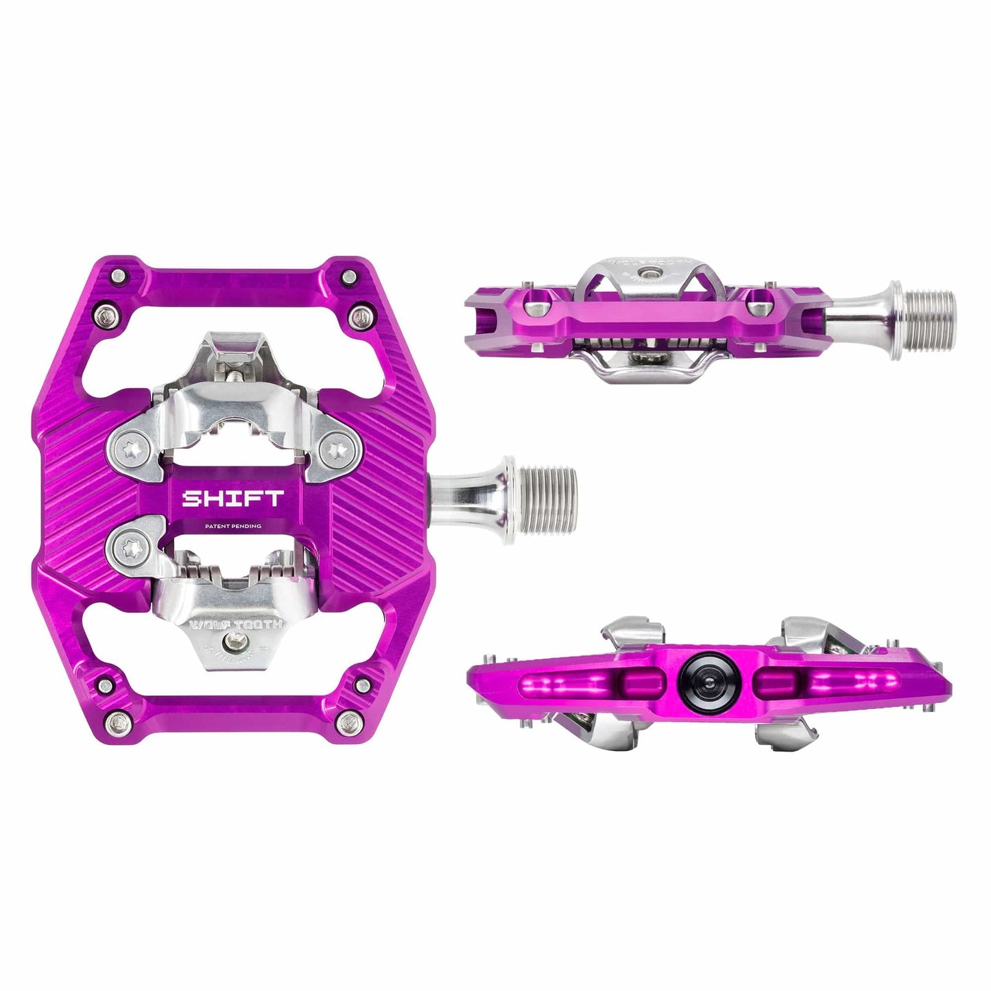 Pedais WOLF TOOTH GRAVITY CLIPLESS Violeta