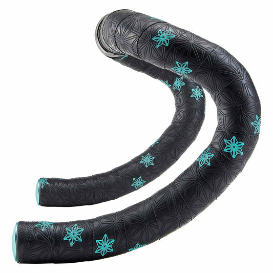 Fita para guiador SUPACAZ SUPER STICKY KUSH GALAXY Preto/Azul-celeste