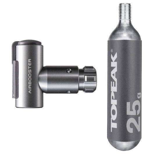Pino de disparo de CO2 TOPEAK + cartucho de CO2 roscado de 25 g (x1)