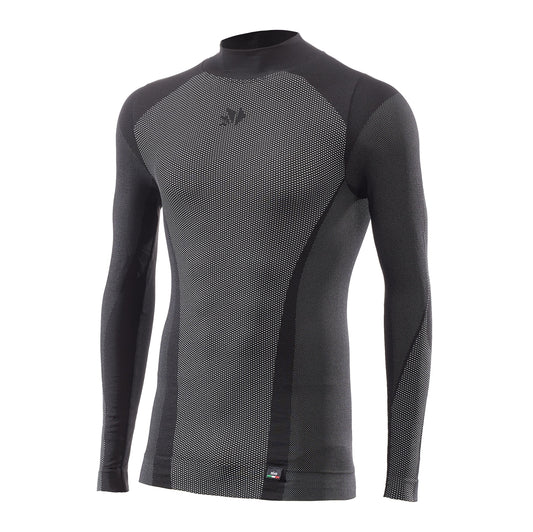SIXS TS2 V2 Roupa interior de manga comprida Carbon Black