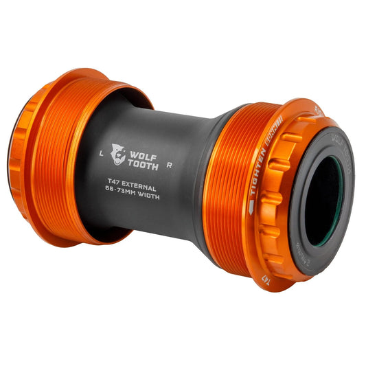 Pedaleira WOLFTOOTH T47 Externa 30mm Laranja