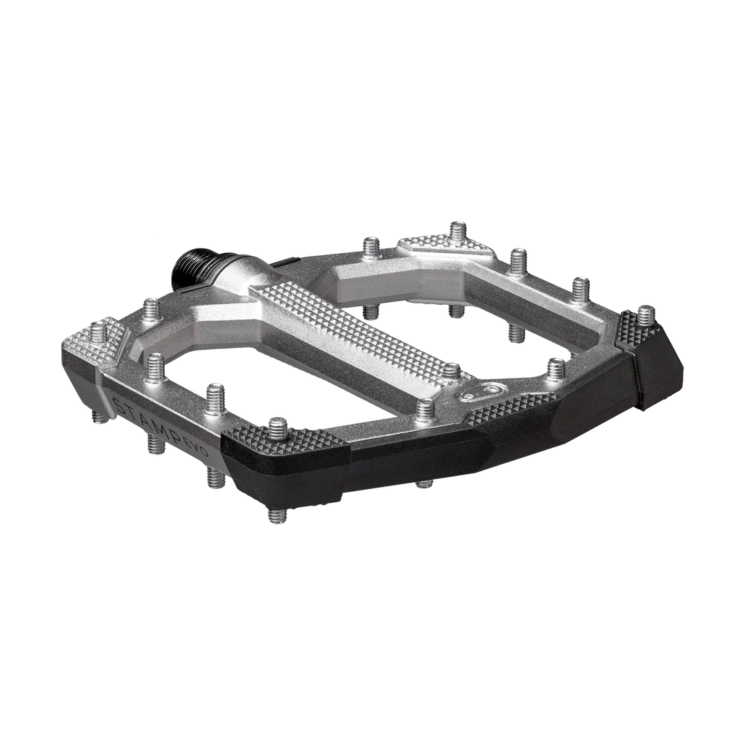 CRANKBROTHERS STAMP EVO Pedais planos pequenos Prata