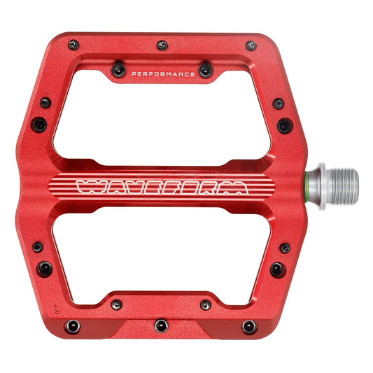 Pedais planos WOLF TOOTH WAVEFORM PERFORMANCE Vermelho