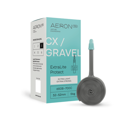 Câmara de Ar AERON ExtraLite Protect CX-Gravel 650b/700x32-52mm