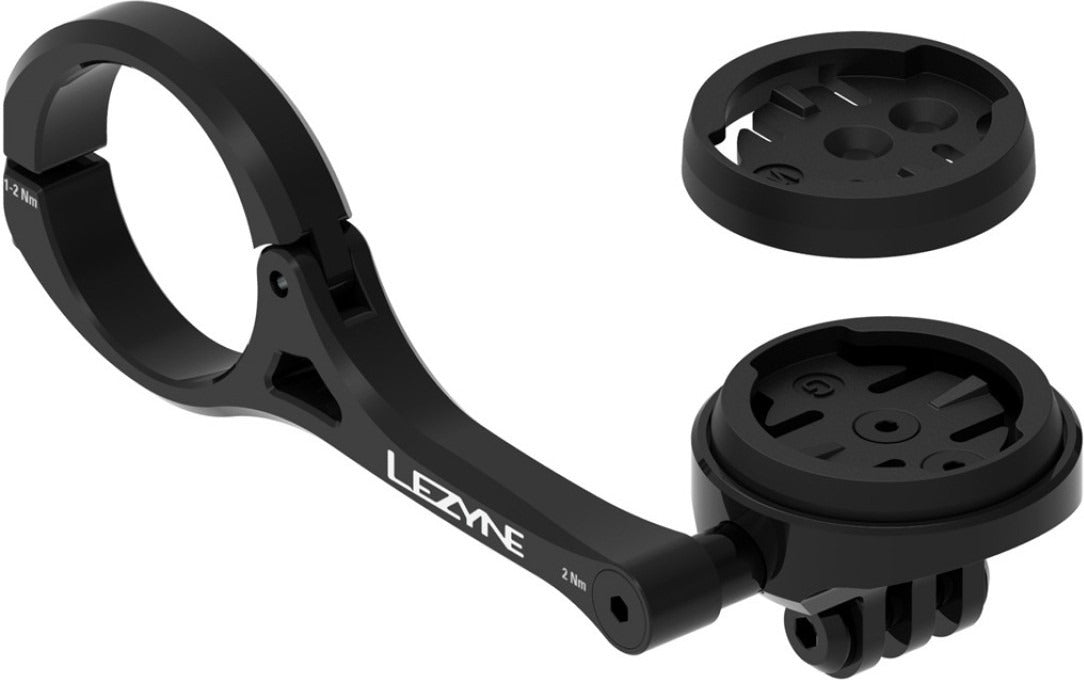 Suporte para guiador LEZYNE para GPS GARMIN/WAHOO/LEZYNE Preto