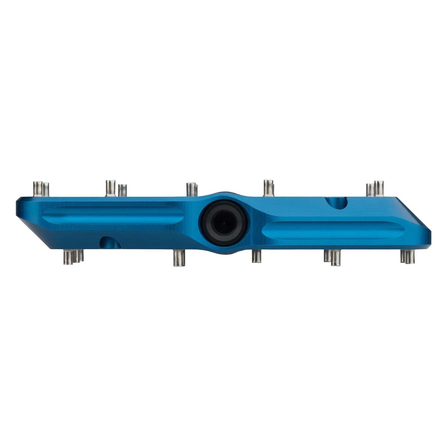 Pedais planos WOLF TOOTH WAVEFORM, grandes, azuis
