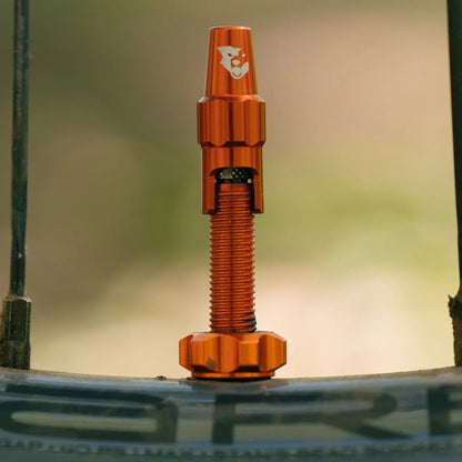 Lote de 2 Válvulas Tubeless WOLF TOOTH CLIK VALVE Laranja