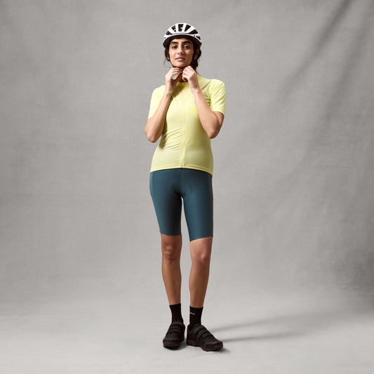 Calças ENDURA ALLTRACK RIDE Bib Tight Teal para mulher