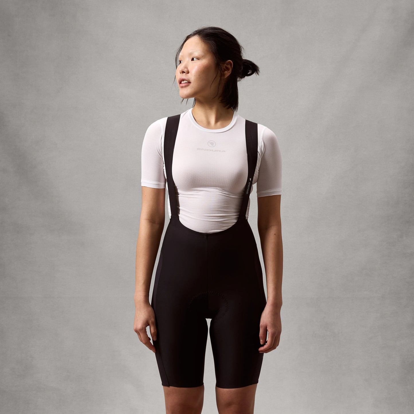 Calças ENDURA ALLTRACK RIDE Bib Tight para mulher Preto