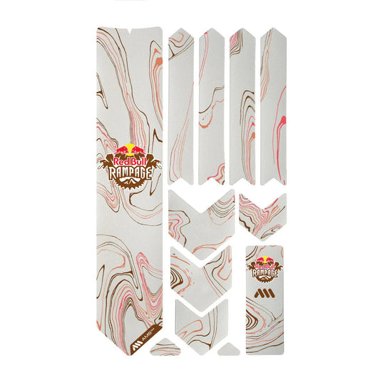 Protetor de quadro adesivo para ALL MOUNTAIN STYLE EXTRA Red Bull Rampage Ridgeline Castanho