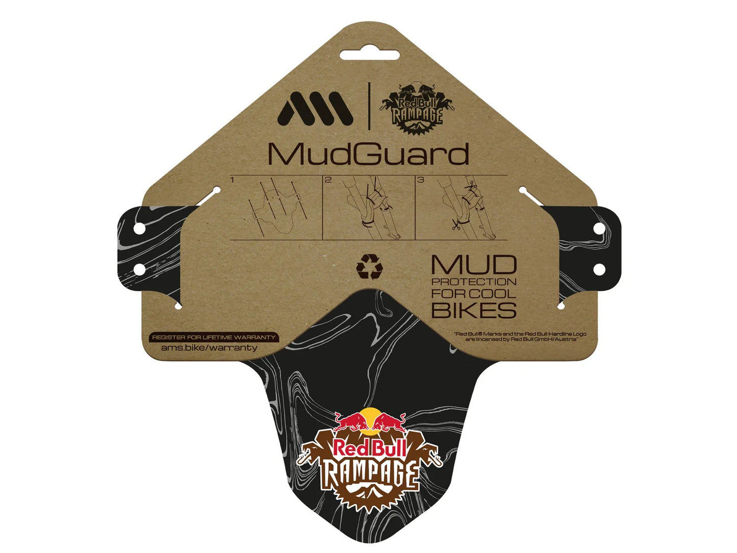 Guarda-lamas branco ALL MOUNTAIN STYLE Red Bull Rampage Ridgeline