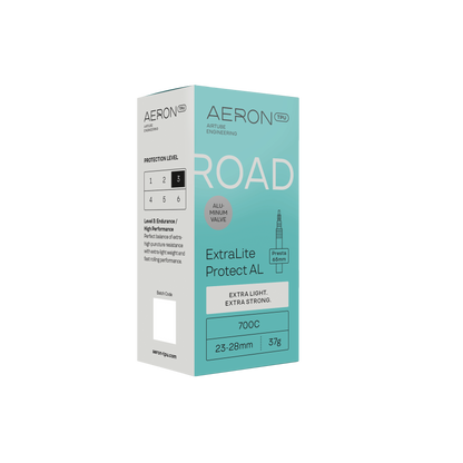 Câmara de Ar AERON ExtraLite Protect Válvula Alumínio Estrada 700x23-28mm