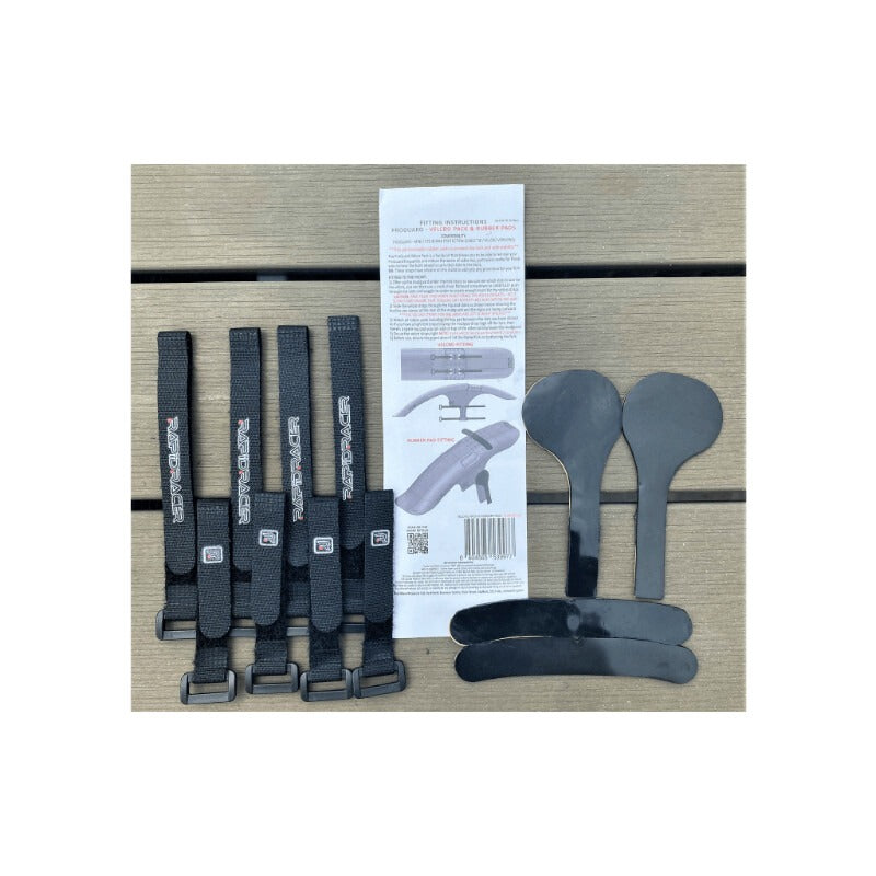 Acessórios RRP ProGuard Pacote frontal de velcro com gancho e laço + almofadas de borracha
