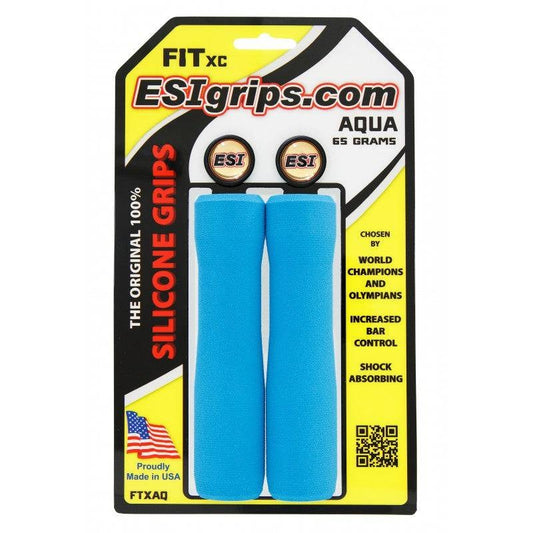 Punhos ESI FIT XC (EXTRA CHUNKY/CHUNKY COMBO) 130 mm Azul